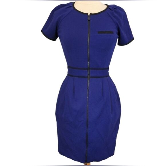 Jason wu full Zip Up Fit And Flare Dress Sz 4 - Picture 1 of 11